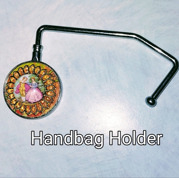 Limoges Jeweled Handbag Purse Hook - Picture 2 of 11